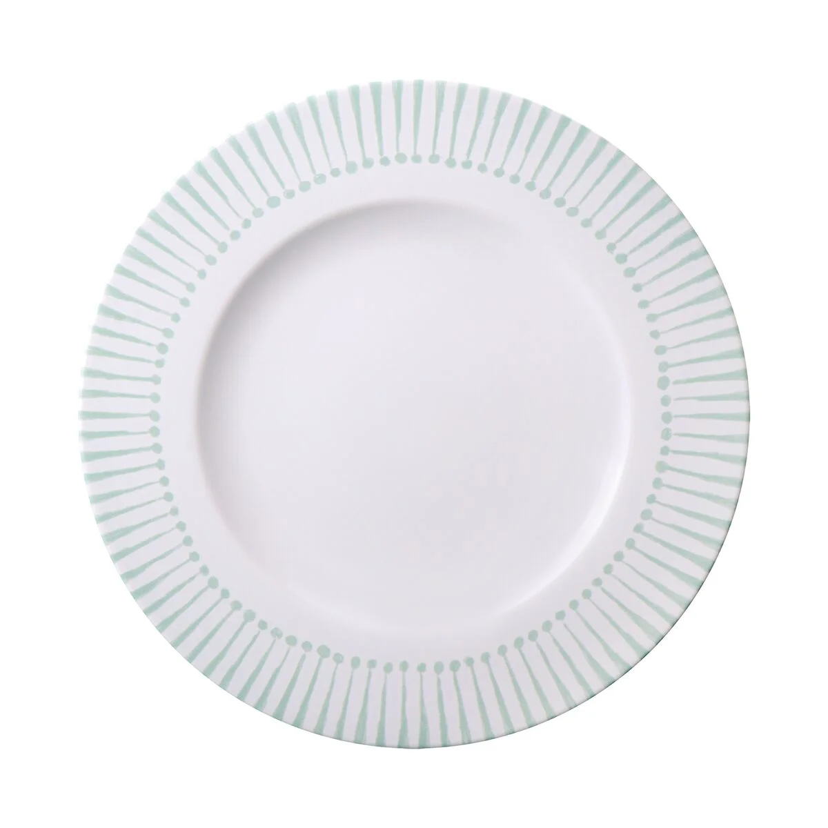 Prato Raso Tramontina Monocroma em Porcelana Decorada 28 cm
