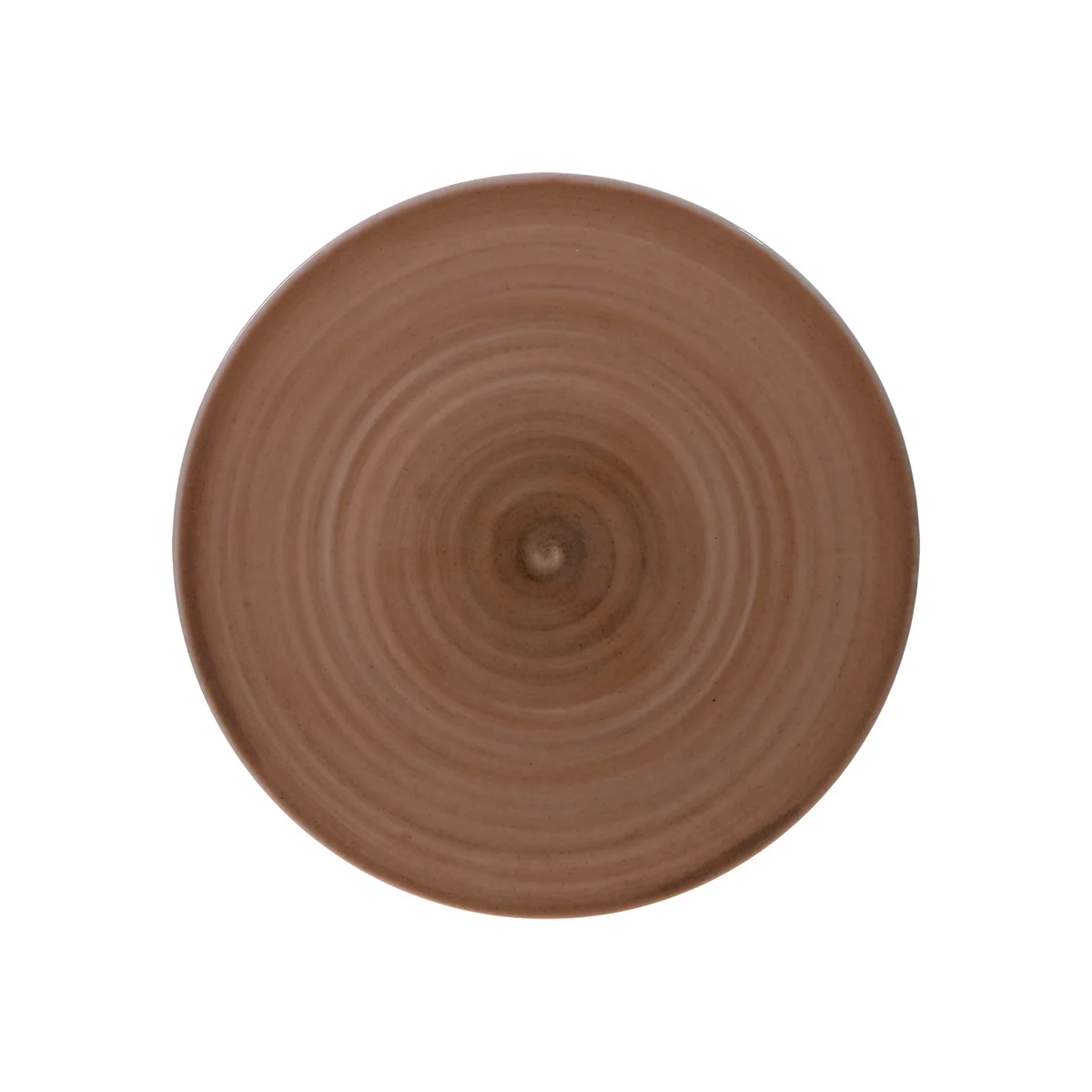 Prato Raso Tramontina Paraty Mocha em Porcelana 25 cm