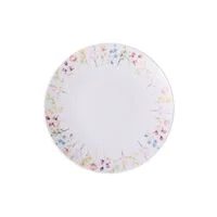 Prato Sobremesa Tramontina Artemis em Porcelana Decorada 21 cm