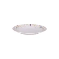 Prato Sobremesa Tramontina Artemis em Porcelana Decorada 21 cm