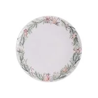 Prato Sobremesa Tramontina Casa Natal Noite Feliz em Porcelana Decorada 21 cm
