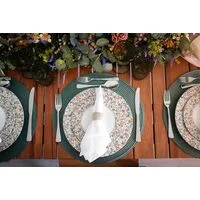 Prato Sobremesa Tramontina Dalina em Porcelana Decorada 21 cm