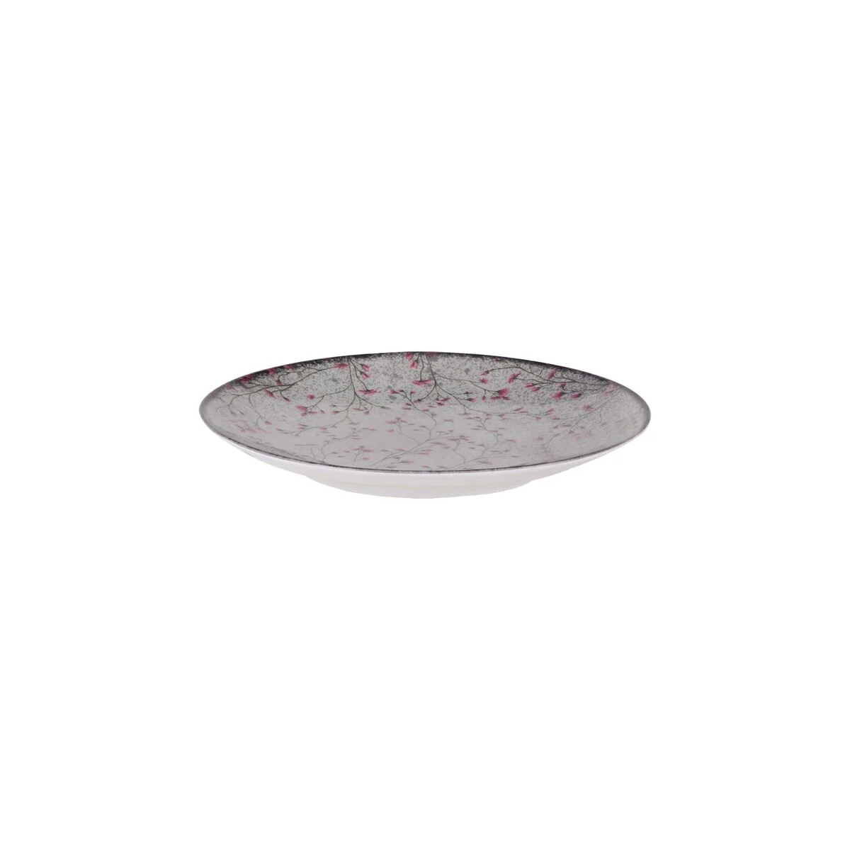 Prato Sobremesa Tramontina Floralis em Porcelana Decorada 19 cm