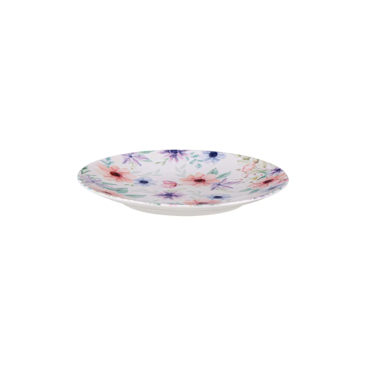 Prato Sobremesa Tramontina Floratta em Porcelana Decorada 21 cm