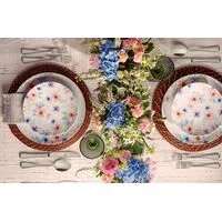 Aparelho de Jantar Tramontina Floratta em Porcelana Decorada 20 Peças