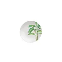 Prato Sobremesa Tramontina Graziela em Porcelana Decorada 19 cm