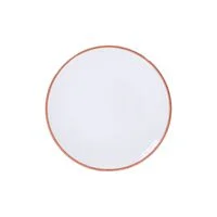 Prato Sobremesa Tramontina Jeri Mocha em Porcelana 23 cm