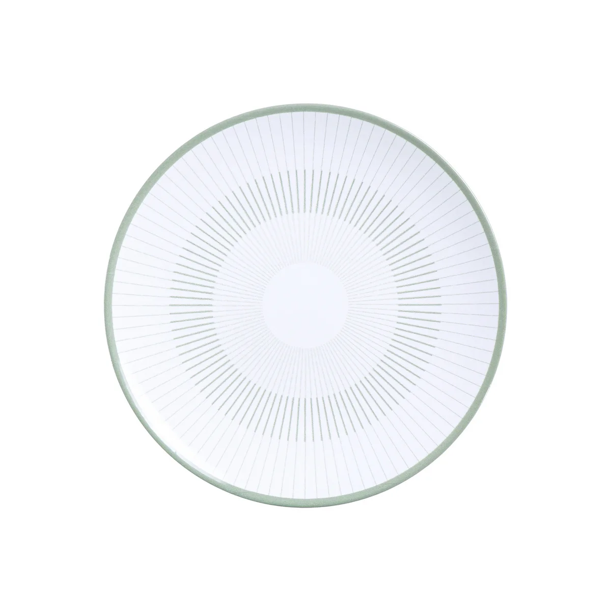 Prato Sobremesa Tramontina Lineare em Porcelana Decorada 19 cm