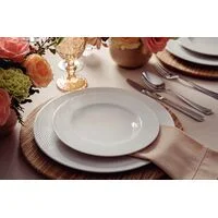 Jogo de Pratos Tramontina Mesh em Porcelana Decorada 12 peças