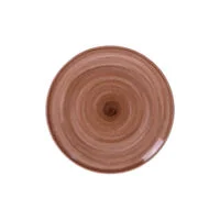 Prato Sobremesa Tramontina Paraty Mocha em Porcelana 19 cm