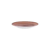 Prato Sobremesa Tramontina Paraty Mocha em Porcelana 19 cm