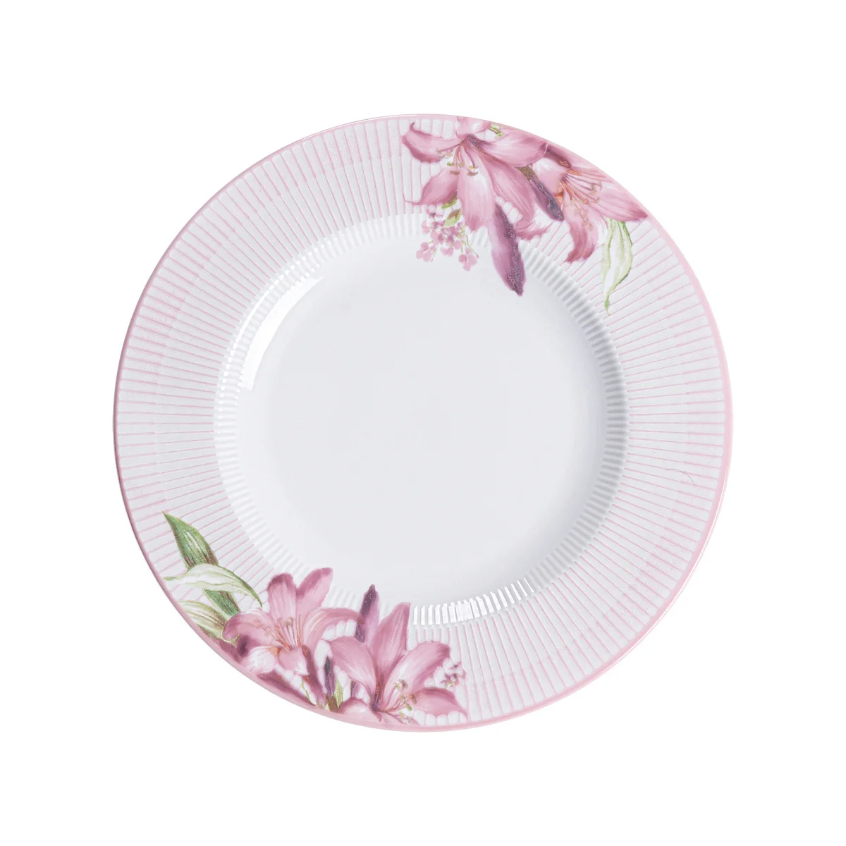 Prato Sobremesa Tramontina Poème em Porcelana Decorada 21 cm