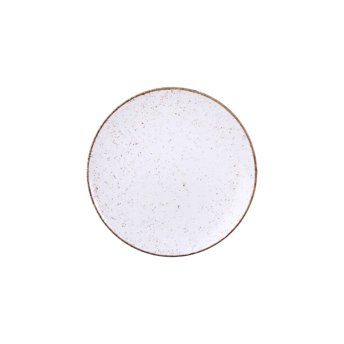 Prato Sobremesa Tramontina Rustico Marrom MaxForce em Porcelana 19 cm