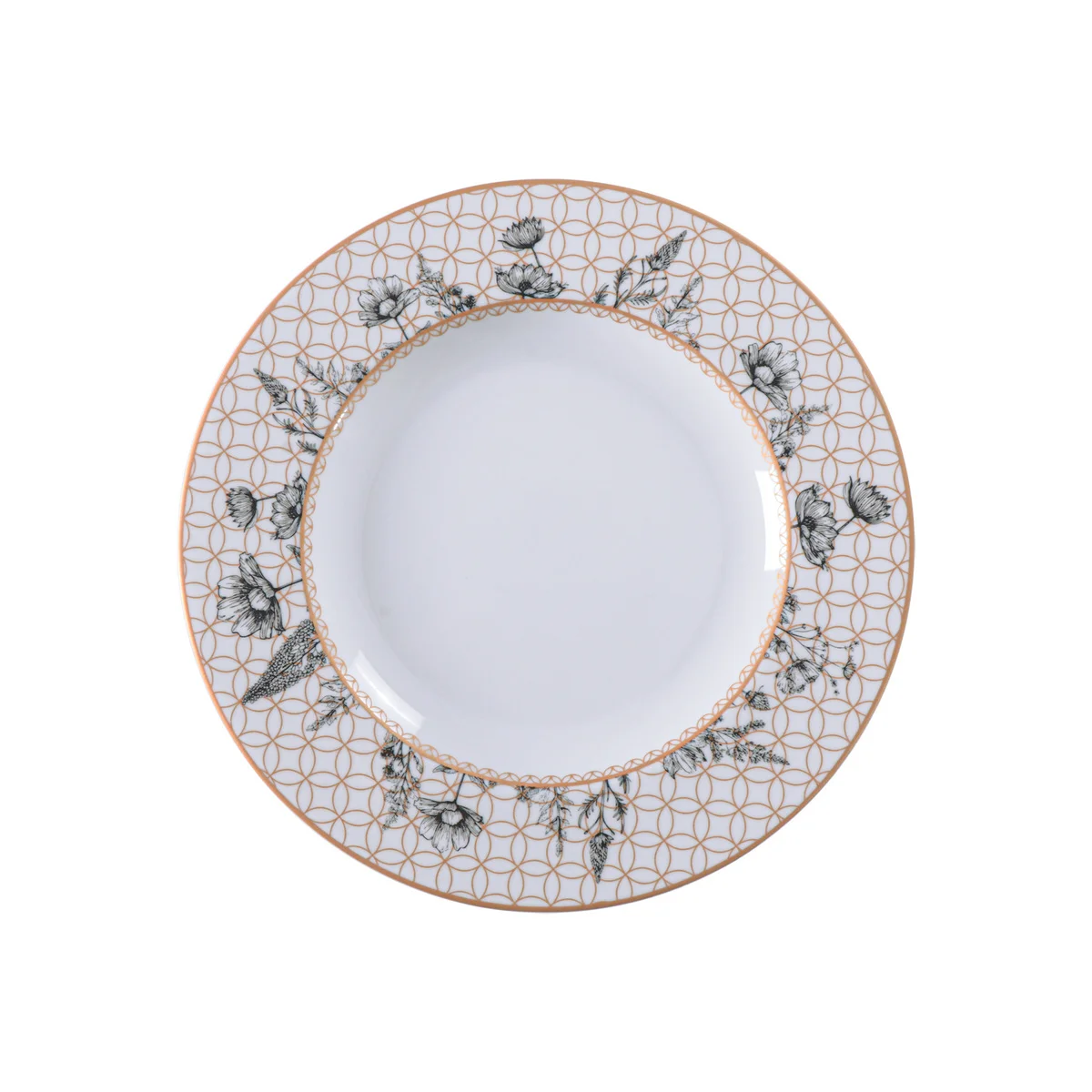 Prato Sobremesa Tramontina Solaris em Porcelana 21 cm