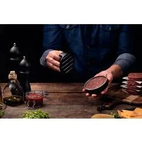 Prensador de Hamburguer Tramontina Black Burger em Polipropileno Preto com Base em Alumínio
