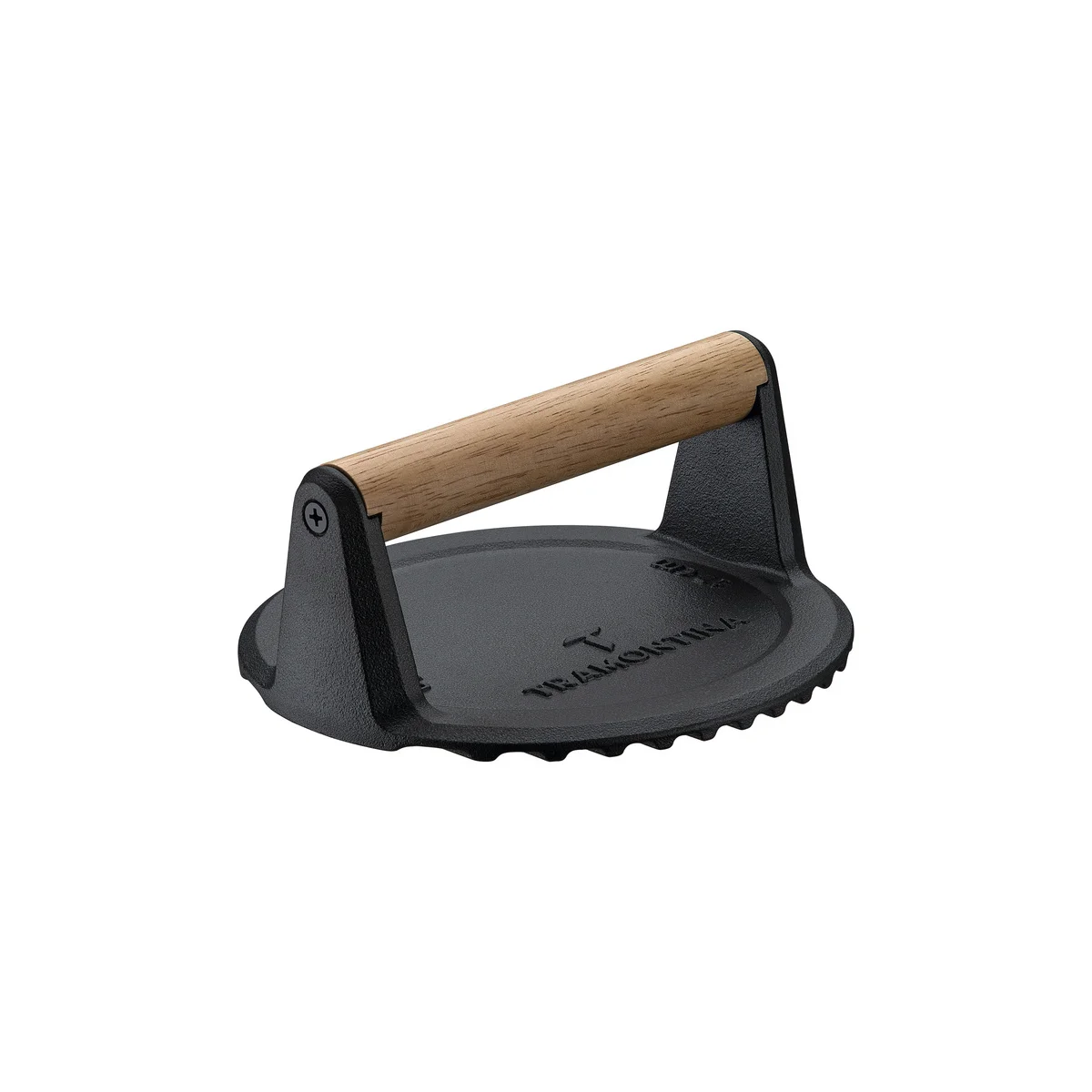 Prensador para Hambúrguer Tramontina Fargo em Ferro Fundido com Acabamento Pre-seasoned 17 cm