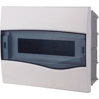 Quadro de Distribuição de Embutir 12 DIN ou 8 NEMA Tramontina com Porta Transparente
