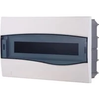 Quadro de Distribuição de Embutir 18 DIN ou 12 NEMA Tramontina com Porta Transparente