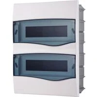 Quadro de Distribuição de Embutir 24 DIN ou 16 NEMA Tramontina com Porta Transparente