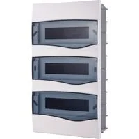 Quadro de Distribuição de Embutir 36 DIN ou 24 NEMA Tramontina com Porta Transparente