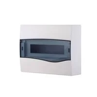 Quadro de Distribuição de Sobrepor 12 DIN ou 8 NEMA Tramontina com Porta Transparente