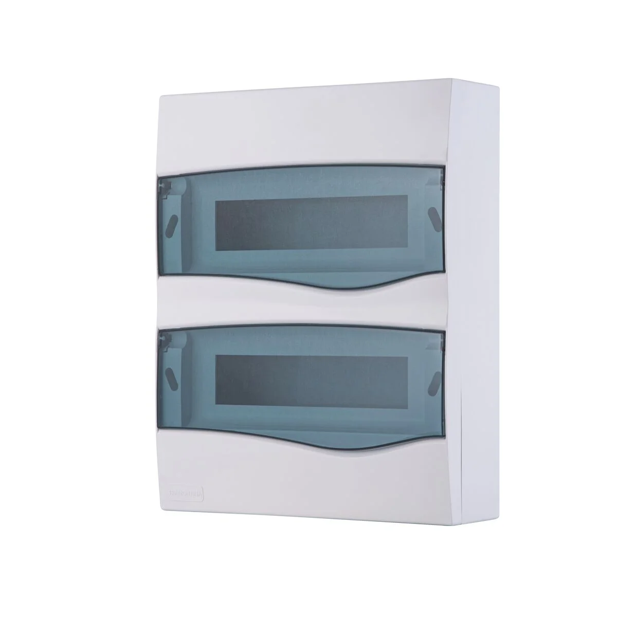 Quadro de Distribuição de Sobrepor 24 DIN ou 16 NEMA Tramontina com Porta Transparente