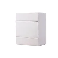 Quadro de Distribuição de Sobrepor 5 DIN ou 3 NEMA Tramontina com Porta Branca