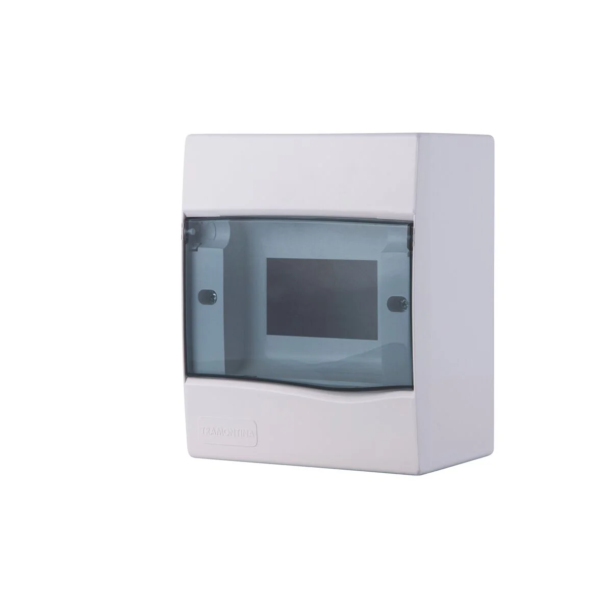 Quadro de Distribuição de Sobrepor 5 DIN ou 3 NEMA Tramontina com Porta Transparente