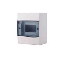 Quadro de Distribuição de Sobrepor 5 DIN ou 3 NEMA Tramontina com Porta Transparente