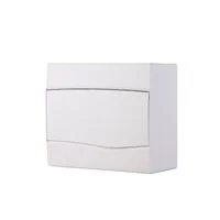 Quadro de Distribuição de Sobrepor 9 DIN ou 6 NEMA Tramontina com Porta Branca