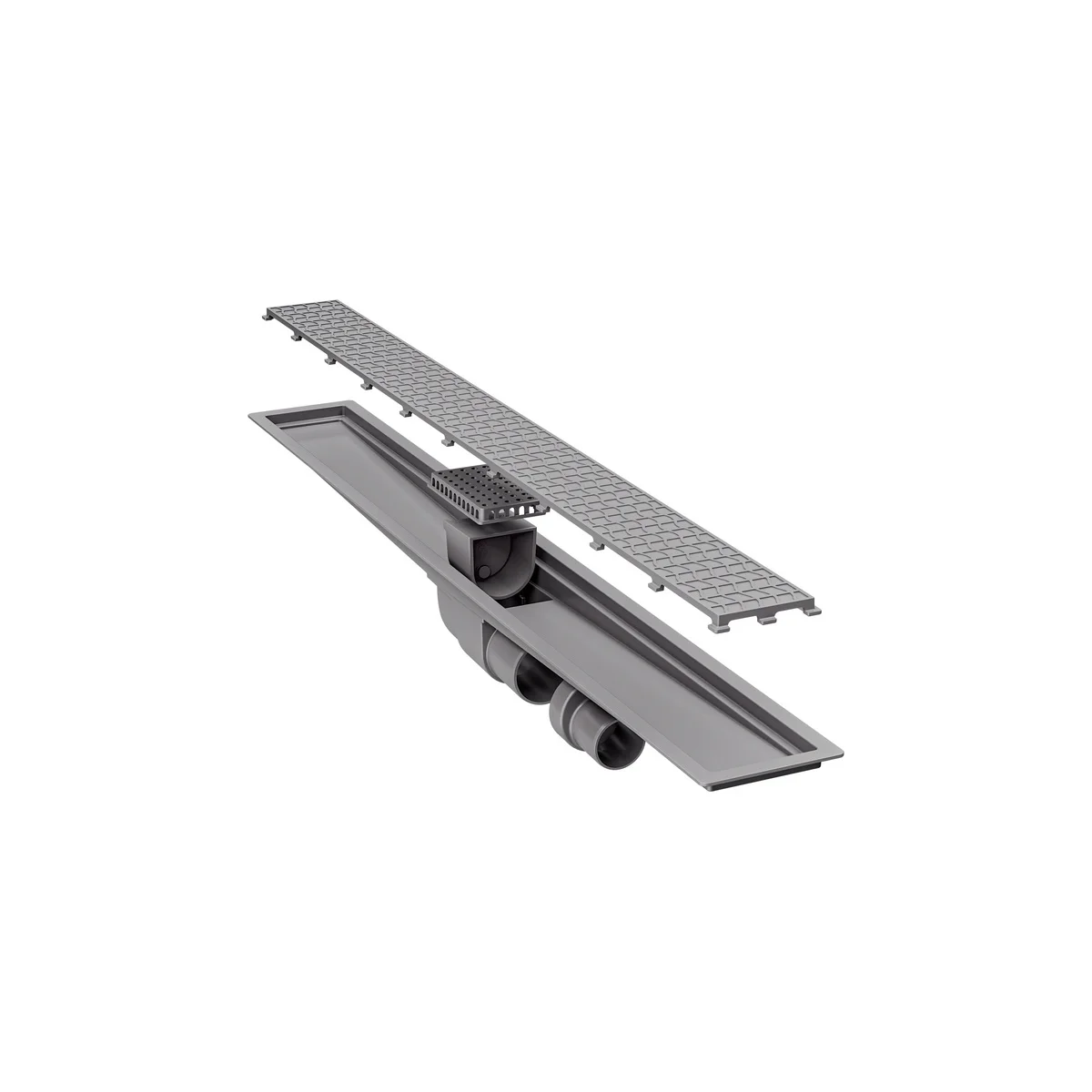 Ralo Neo Hidden Tramontina em PVC 7,5 x 80 cm