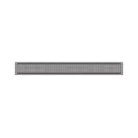 Ralo Neo Hidden Tramontina em PVC 7,5 x 80 cm