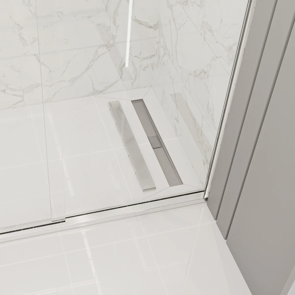 Ralo Neo Slim Tramontina em Aço Inox 120 x 7,5 cm
