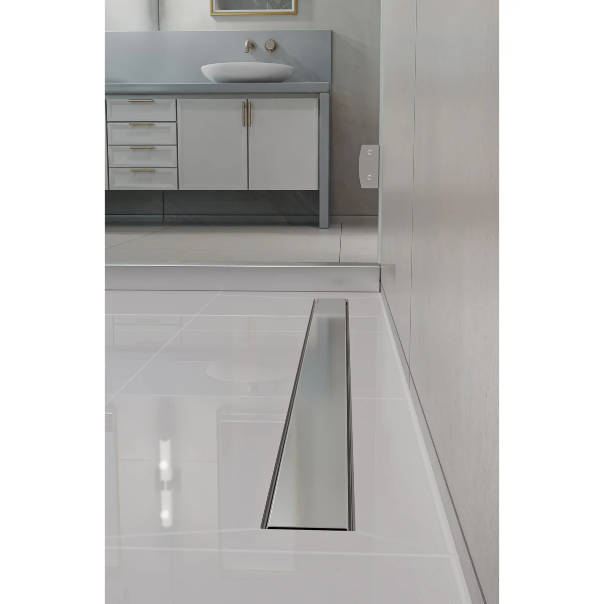 Ralo Neo Square Tramontina em Aço Inox 10 x 10 cm
