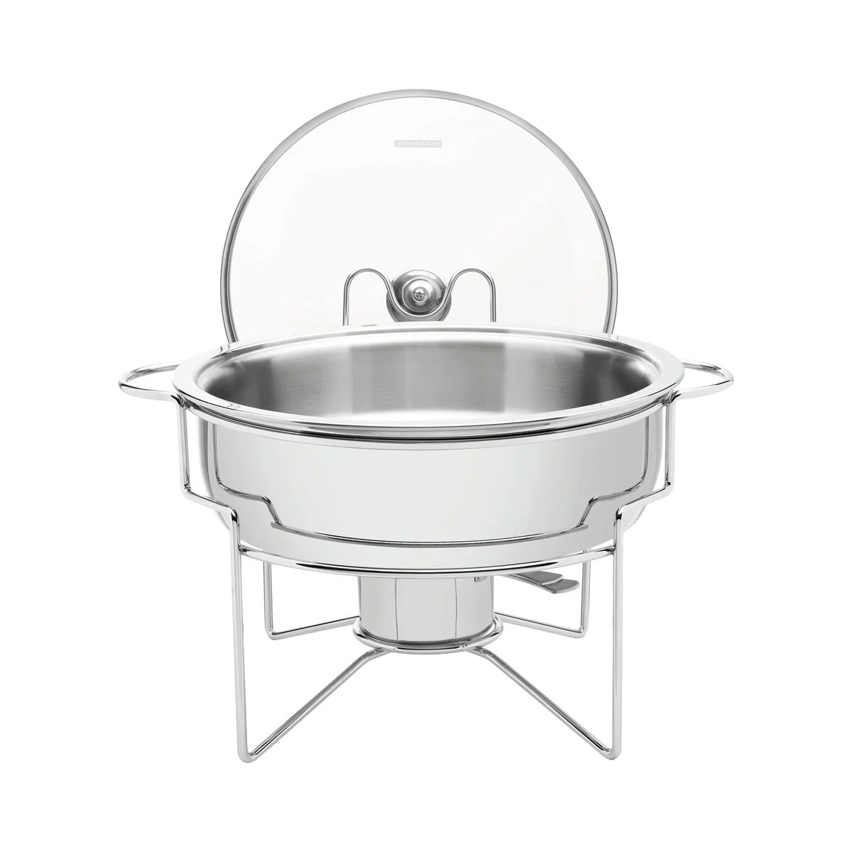 Rechaud Banho-maria Tramontina em Aço Inox 4,3 L com Fogareiro