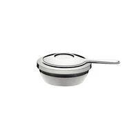 Rechaud Tramontina Allegra em Aço Inox Fundo Triplo com Fogareiro e Tampa de Inox 7,8 L