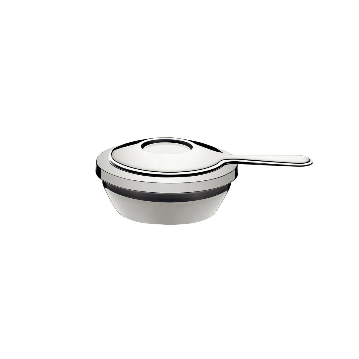 Rechaud Tramontina Allegra em Aço Inox Fundo Triplo com Fogareiro e Tampa de Inox 7,8 L