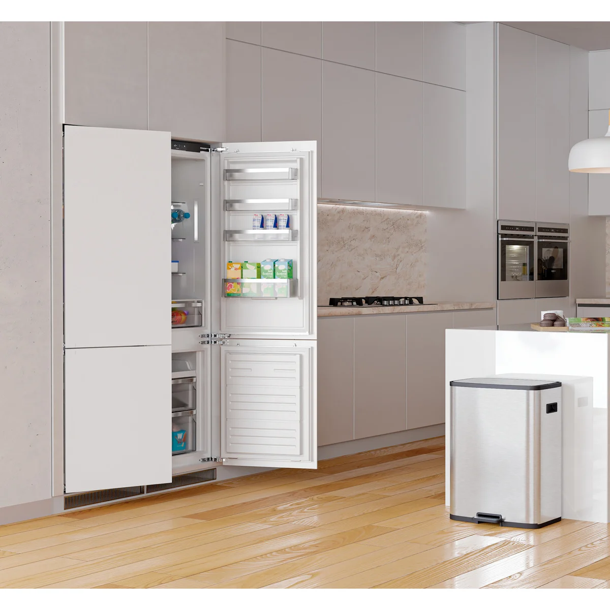 Refrigerador de Revestir/Embutir Tramontina Bottom Freezer 60 250 L