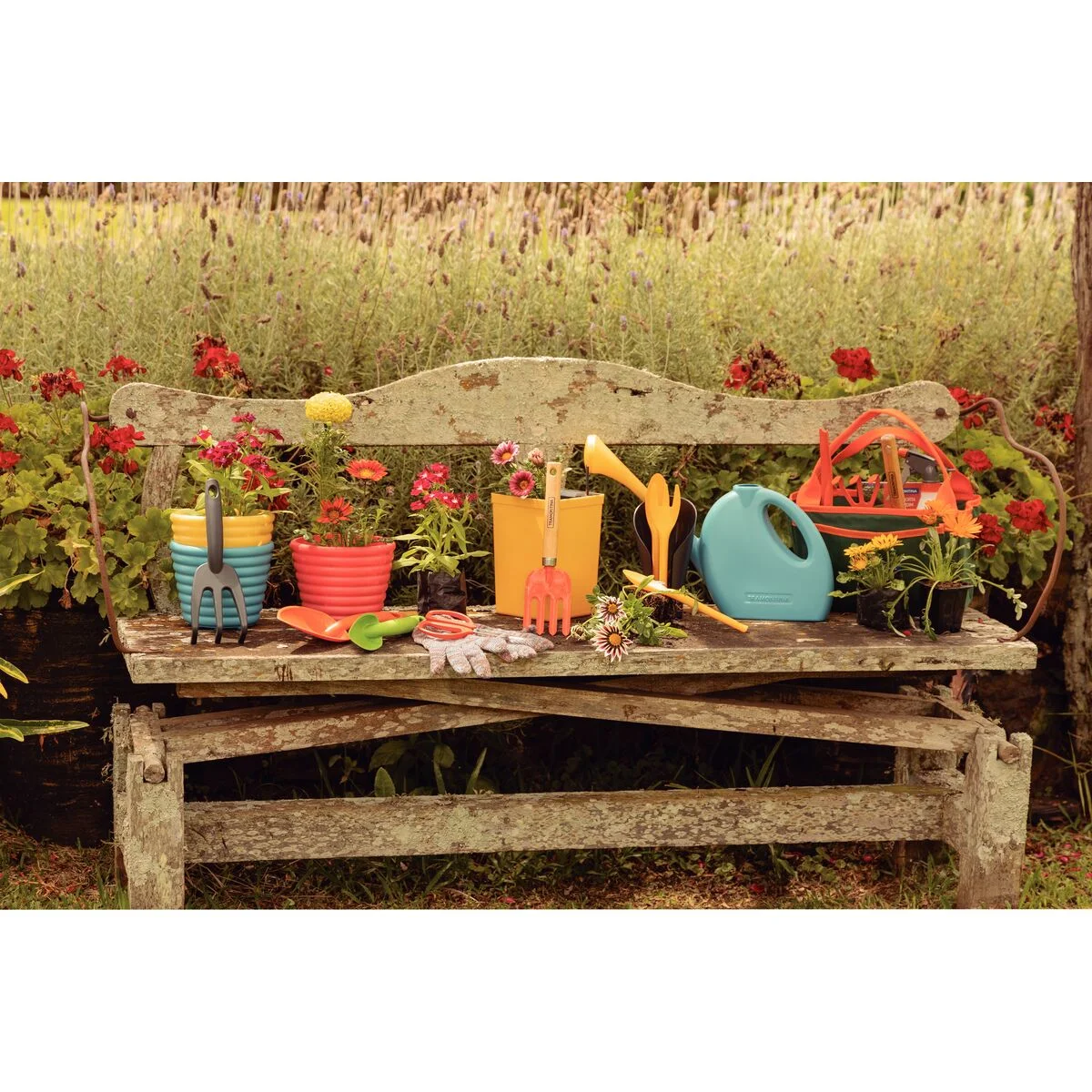 Regador para Jardim Tramontina em Plástico Azul 2 L