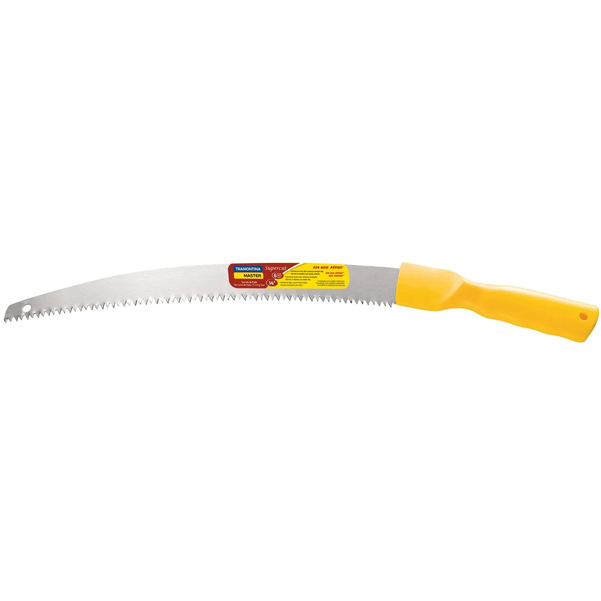 Serrote para Poda Tramontina MASTER Supercut 14" com 6 Dentes por Polegada em Aço Carbono e Cabo Injetado