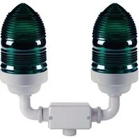 Sinalizador Duplo Verde 60 W Tramontina em Alumínio