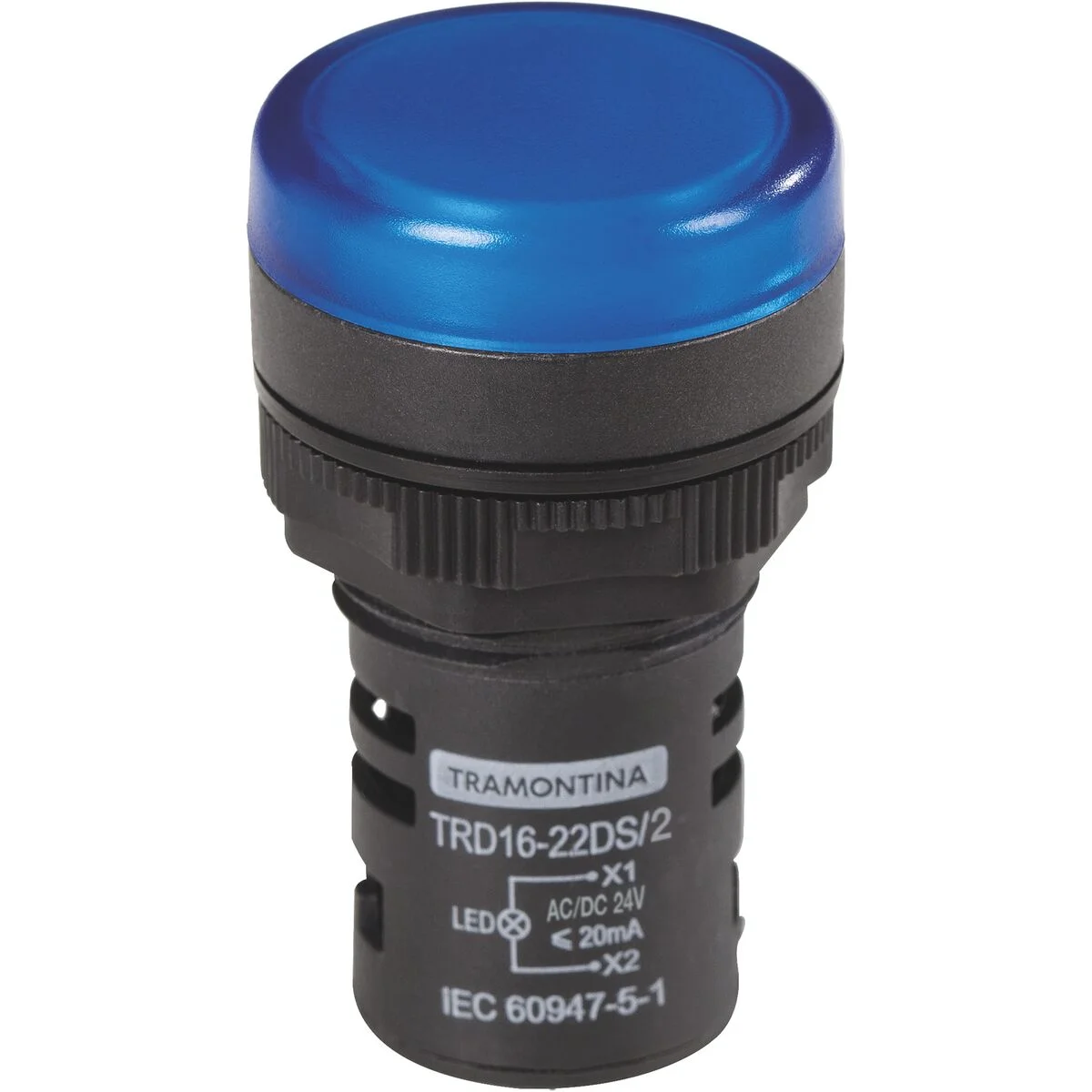 Sinalizador Tramontina TRD16-22DS/2 24 V Azul