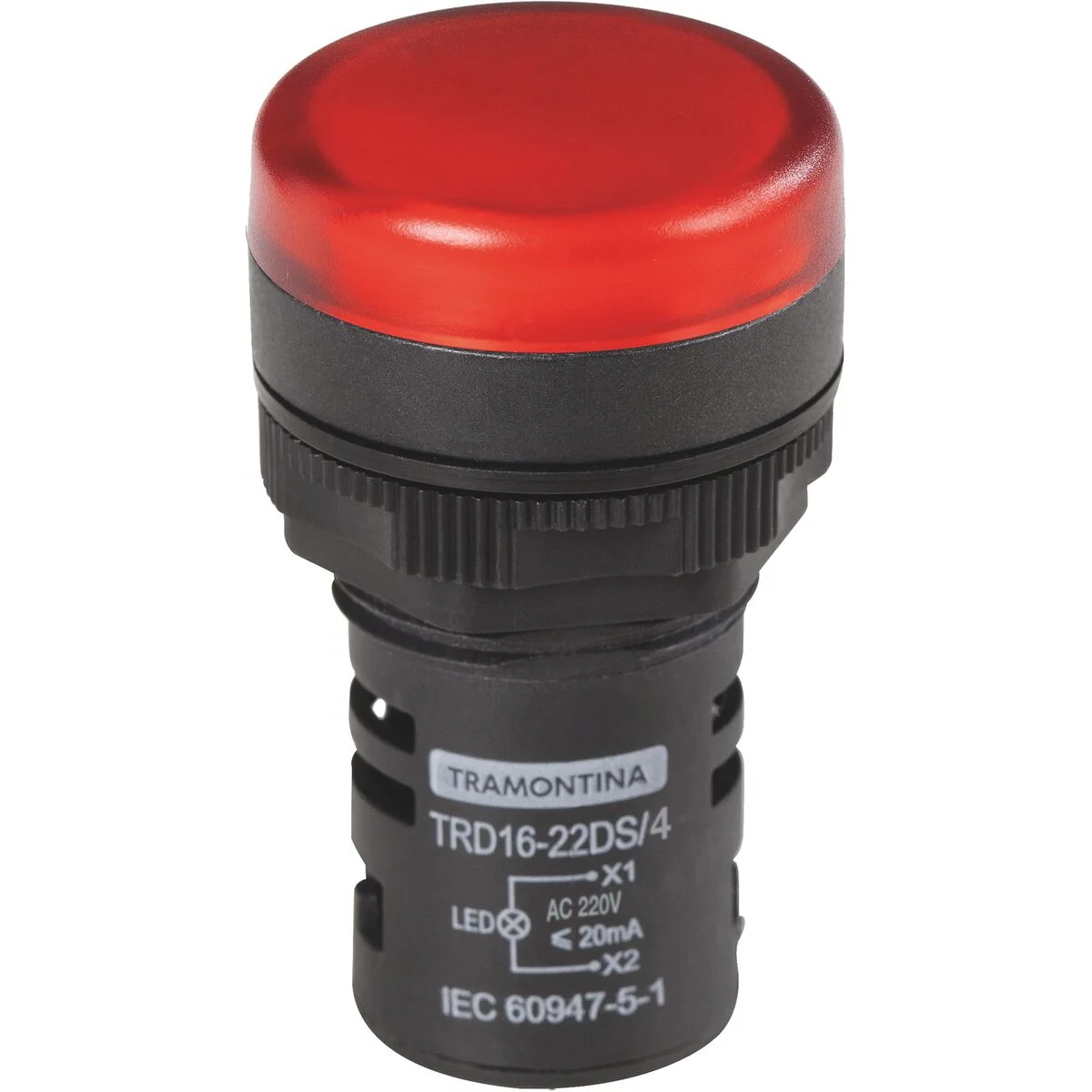 Sinalizador Tramontina TRD16-22DS/4 220 V Vermelho