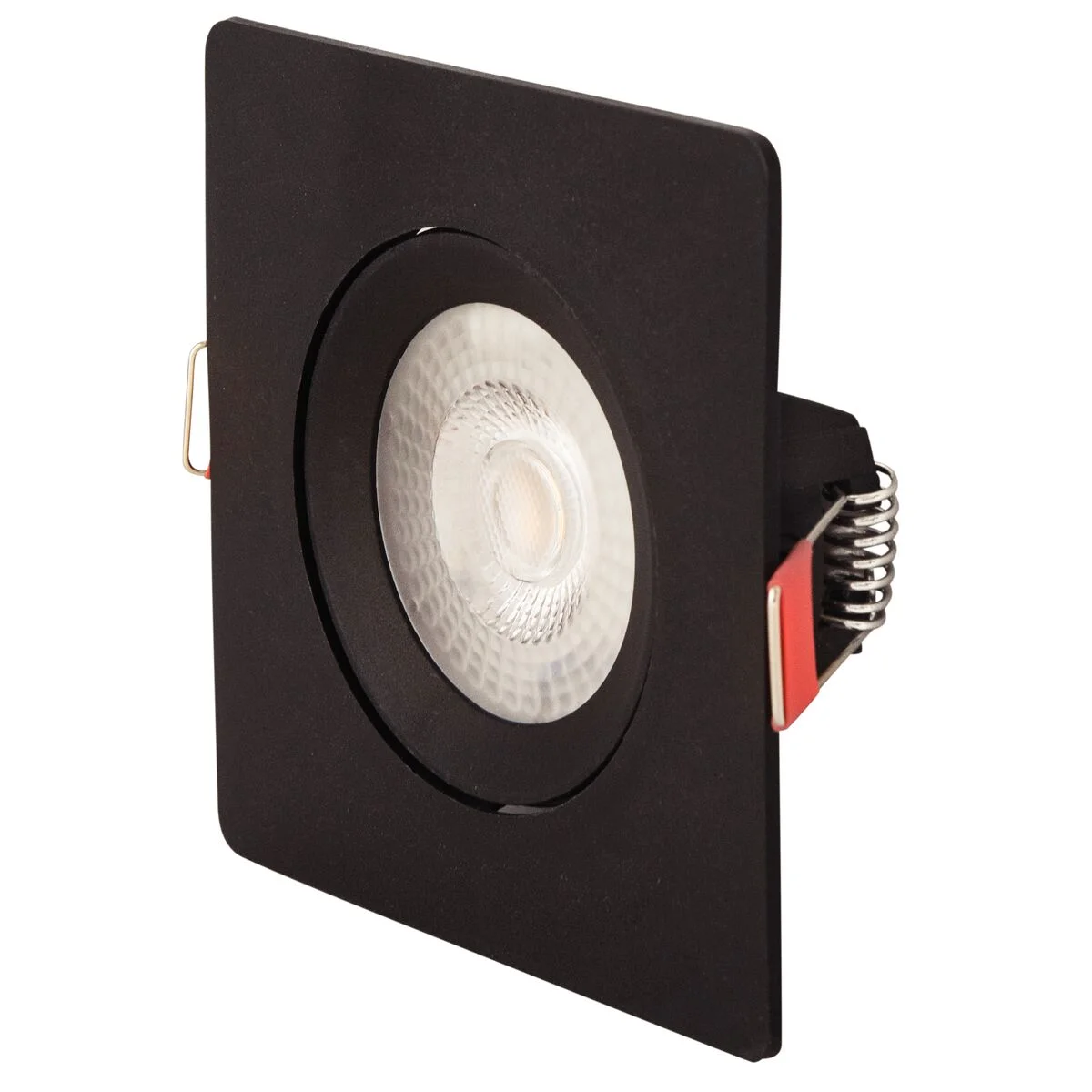 Spot LED Tramontina Quadrado 5 W 6500 K Preto com Luz Branca