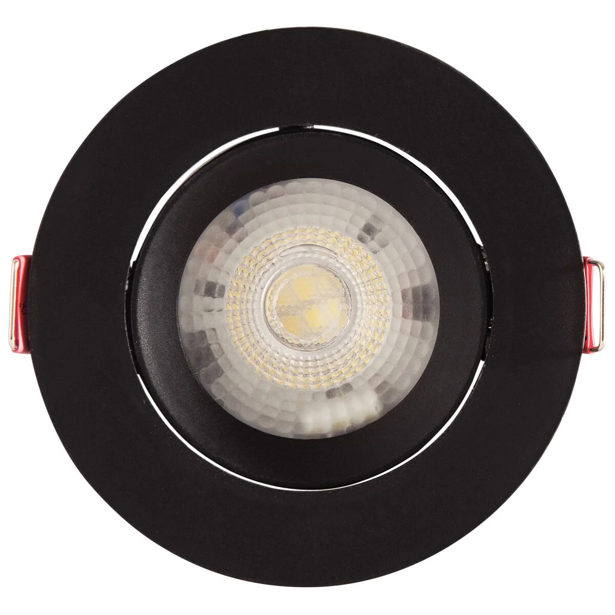Spot LED Tramontina Redondo 5 W 3000 K Preto com Luz Amarela