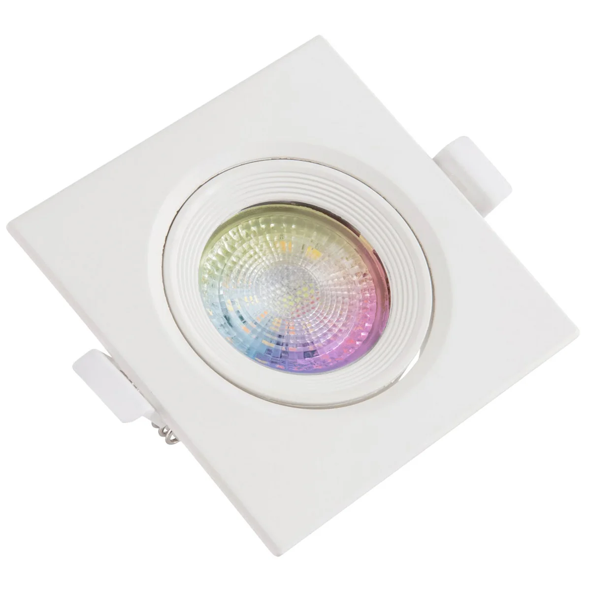 Spot Quadrado de Embutir Tramontina Smart Led 350 lm 5 W com 16 Milhões de Cores RGBW