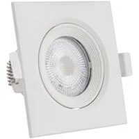 Spot Quadrado de Embutir Tramontina Smart Led 350 lm 5 W com 16 Milhões de Cores RGBW