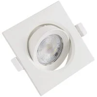 Spot Quadrado de Embutir Tramontina Smart Led 350 lm 5 W com 16 Milhões de Cores RGBW