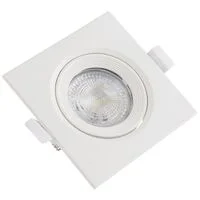 Spot Quadrado de Embutir Tramontina Smart Led 350 lm 5 W com 16 Milhões de Cores RGBW