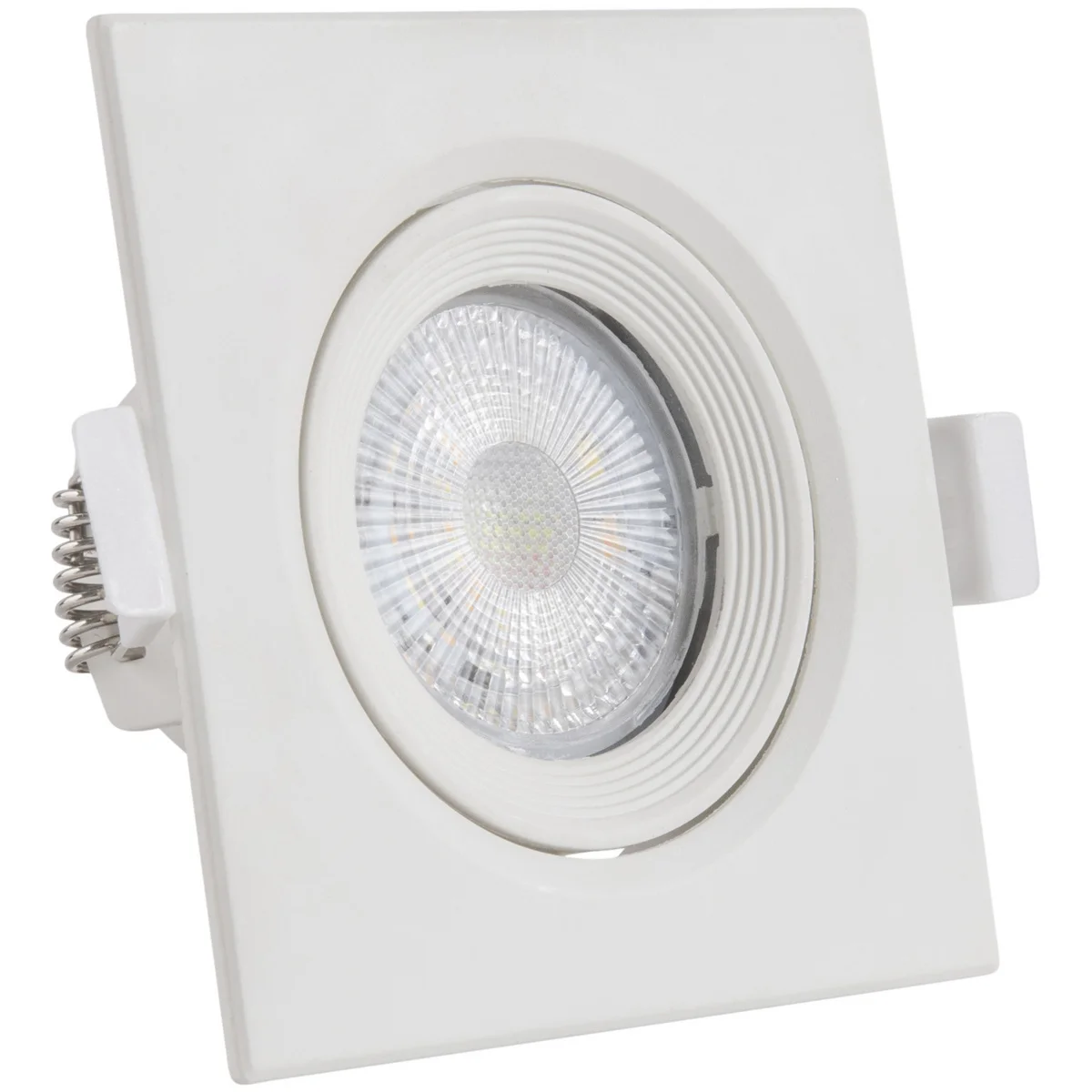 Spot Quadrado de Embutir Tramontina Smart Led 350 lm 5 W com 16 Milhões de Cores RGBW